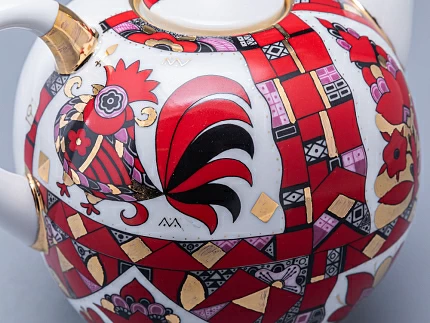 Комплект чайников Новгородский Красный конь арт. 81.10353.00.1 Комплект чайников Новгородский Красный конь арт. 81.10353.00.1