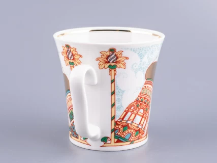 Бокал с блюдцем 360 мл форма Ленинградский рисунок Храм Спас-на-Крови арт. 81.15553.00.1, 