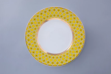 Чашка с блюдцем 250 мл форма Идиллия рисунок Примула 1 арт. 81.31120.00.1, 