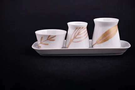 Набор для специй на форме Молодежная, рисунок Сентябрь, арт 70.01996.00.1 Набор для специй на форме Молодежная, рисунок Сентябрь, арт 70.01996.00.1