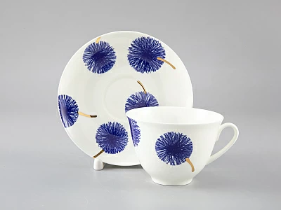 Чашка с блюдцем чайная форма Весенняя рисунок Fresh арт. 81.28728.00.1