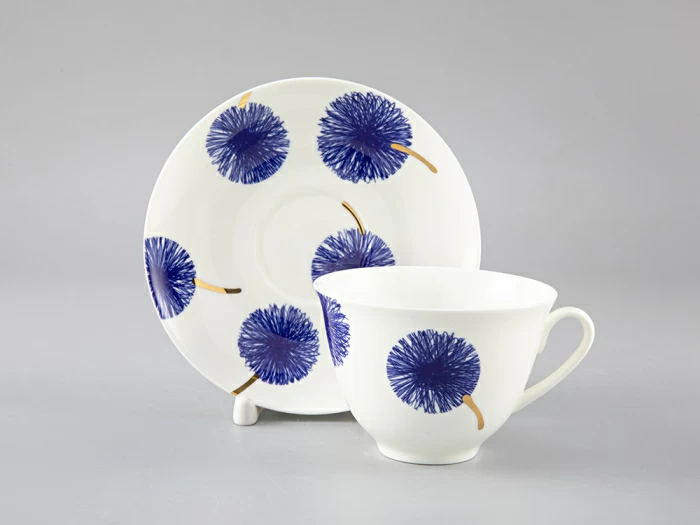 Чашка с блюдцем чайная форма Весенняя рисунок Fresh арт. 81.28728.00.1,  Чашка с блюдцем чайная форма Весенняя рисунок Fresh арт. 81.28728.00.1,