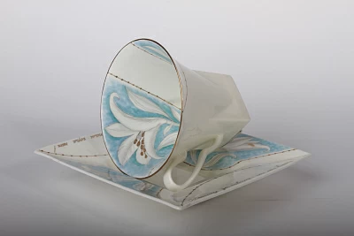 Чашка чайная Петрополь Жениху да невесте, арт. 60.02742.00.1