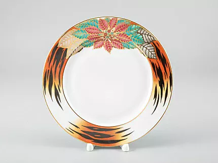 Тарелка мелкая 215 мм форма Европейская-2 рисунок Пуансеттия, арт. 80.38104.00.1