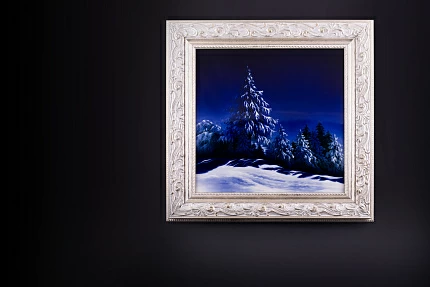 Пласт в багете 350х350 мм, Зима, арт 80.88949.00.1