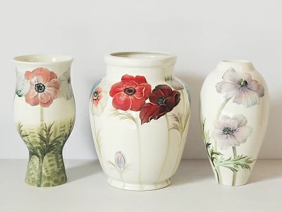 Ваза форма Цветок рисунок Анемоны, арт. 80.48118.00.1