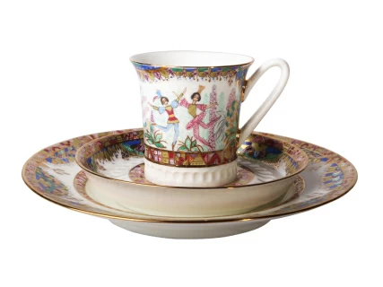 Сервиз кофейный Вертикаль Русский балет, 6 персон 22 предмета, арт. 81.14263.00.1, 