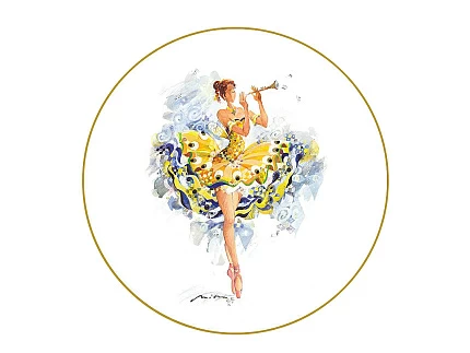 Тарелка декоративная 195 мм форма Эллипс рисунок Фея беззаботности арт. 80.86805.00.1 Тарелка декоративная 195 мм форма Эллипс рисунок Фея беззаботности арт. 80.86805.00.1