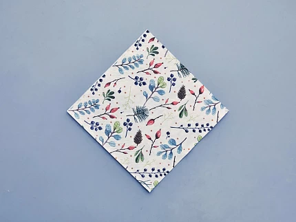 Салфетки бумажные, рисунок Календа, 33х33 см, 20 шт, арт 14.00973.05