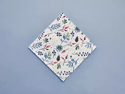 Салфетки бумажные, рисунок Календа, 33х33 см, 20 шт, арт 14.00973.05