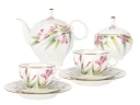 Сервиз чайный форма Яблочко рисунок Акварель,6 персон 20 предметов, арт. 81.27032.00.1, 