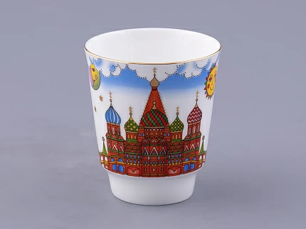 Чашка с блюдцем форма Майская рисунок Московский Собор, арт. 81.32623.00.1