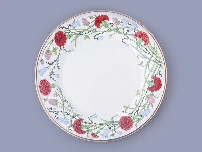 Тарелка плоская 270 мм форма Стандартная-2 рисунок Сад Алисы, арт. 80.47613.00.1