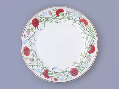 Тарелка плоская 270 мм форма Стандартная-2 рисунок Сад Алисы, арт. 80.47613.00.1