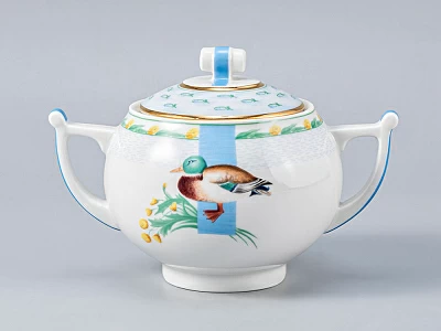 Сервиз чайный форма Кострома рисунок Уткина заводь, 6 персон 20 предметов, арт. 81.25448.00.1