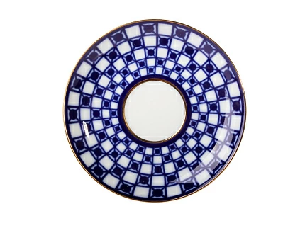 Чашка с блюдцем чайная 220 мл форма Банкетная рисунок Банковский мост арт. 81.16032.00.1