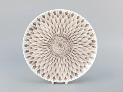 Блюдо круглое 310 мм форма Восточная рисунок Aloha Bungalow, арт. 80.40054.00.1, 