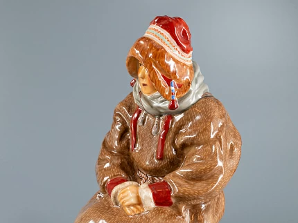 Скульптура Народности России Лопарская женщина арт. 82.76798.00.1