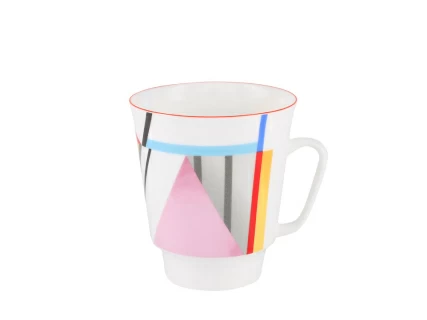 Чашка с блюдцем 165 мл форма Майская рисунок Движение 4, арт. 81.27333.00.1,  Чашка с блюдцем 165 мл форма Майская рисунок Движение 4, арт. 81.27333.00.1,