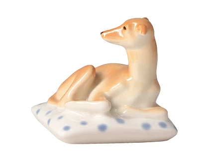 Скульптура Левретка на подушке Мимми арт. 82.81319.00.1 Скульптура Левретка на подушке Мимми арт. 82.81319.00.1