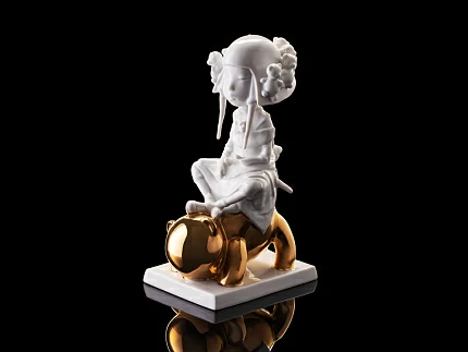 Скульптура Мишка и Лотос в подарочной упаковке, арт. 81.32646.00.1 Скульптура Мишка и Лотос в подарочной упаковке, арт. 81.32646.00.1