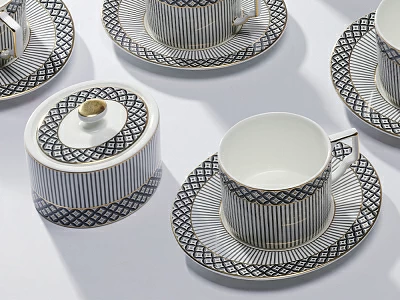 Сервиз чайный на 6 персон 14 предметов форма Элегия рисунок Elegant, арт. 81.34728.00.1