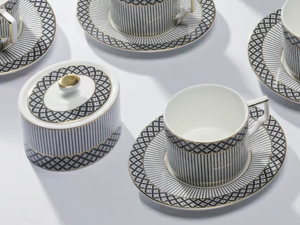 Сервиз чайный на 6 персон 14 предметов форма Элегия рисунок Elegant, арт. 81.34728.00.1, 