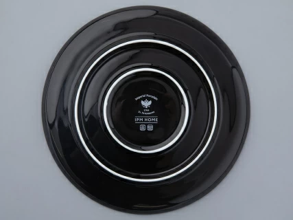 Чашка с блюдцем чайная форма Колокол рисунок Балтийский берег 2, арт. 81.31863.00.1, 