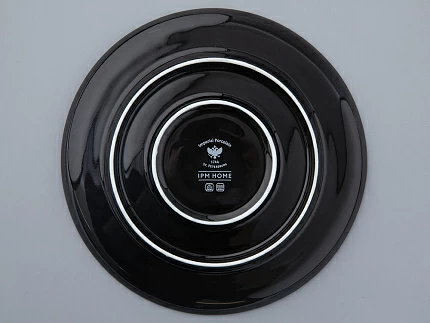 Чашка с блюдцем чайная форма Колокол рисунок Балтийский берег 2, арт. 81.31863.00.1