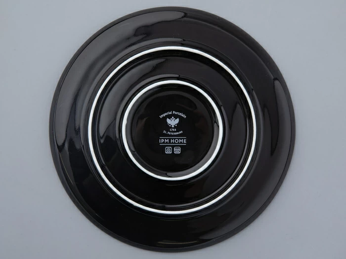 Чашка с блюдцем чайная форма Колокол рисунок Балтийский берег 2, арт. 81.31863.00.1, 