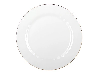 Тарелка плоская 270 мм форма Нега рисунок Золотая лента арт. 80.70480.00.1