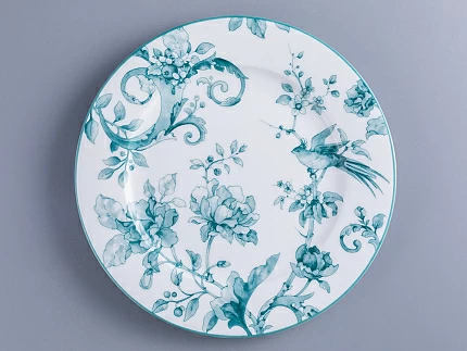 Тарелка мелкая 215 мм. форма Европейская Рисунок Monplaisir Green, арт., 80.48337.00.1