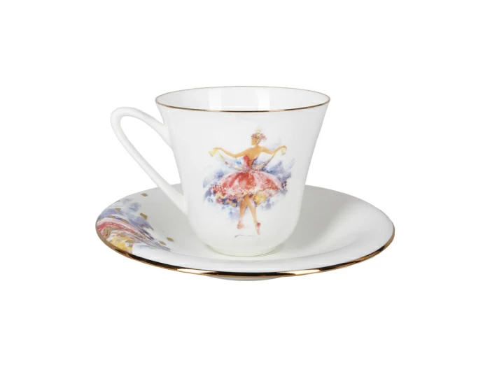 Сервиз чайный форма Сад рисунок Феи, 6 персон 14 предметов арт. 81.25021.00.1, 