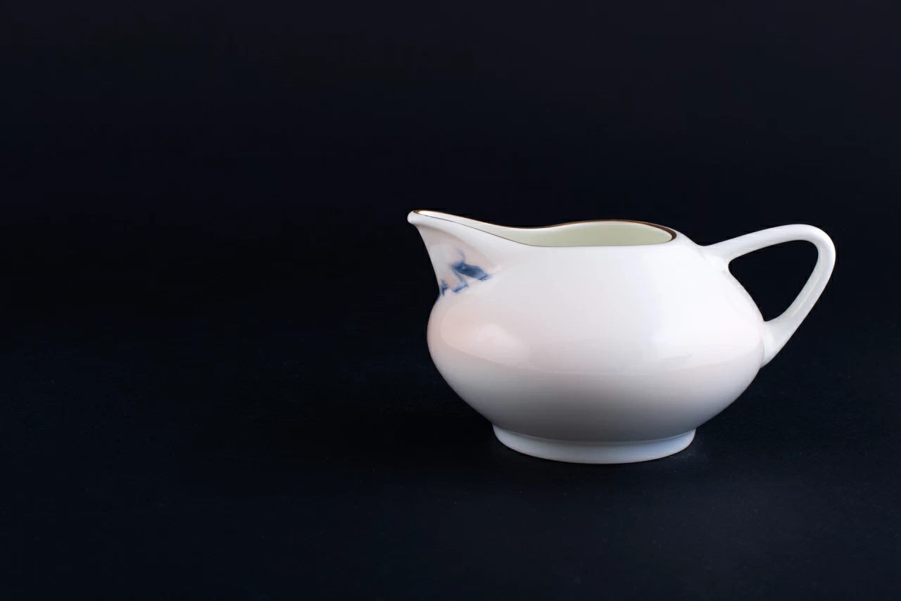 Сливочник 270 мл., форма Купольная, рисунок Морозное утро  арт 40.03514.00.1, 