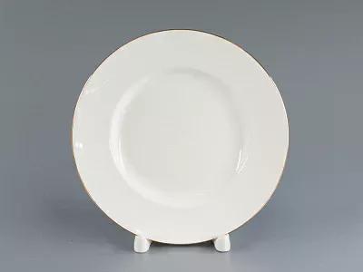 Тарелка Гладкая Золотой кант 155 мм арт. 80.04409.00.1