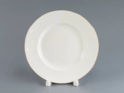 Тарелка Гладкая Золотой кант 155 мм арт. 80.04409.00.1, 