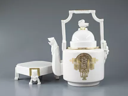 Сервиз форма Беседа рисунок Встреча, 2 персоны 8 предметов, арт. 81.13999.00.1