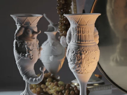 Скульптура Вакх в подарочной упаковке, рисунок Белый, арт. 81.33650.00.1, 