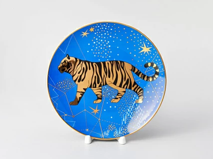 Тарелка декоративная 195 форма Эллипс рисунок Тигр. Пора чудес, арт. 80.38162.00.1, 