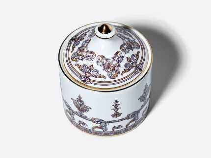 Сервиз чайный на 4 персоны 10 предметов в подарочной упаковке, форма Идиллия рисунок Барокко, арт. 81.34916.00.1