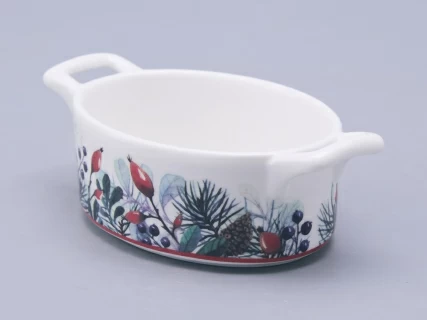 Набор кокотниц (4 предмета) в подарочной упаковке, форма Стандартная, рисунок Календа, арт 42.00076.00.1, 