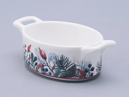 Набор кокотниц (4 предмета) в подарочной упаковке, форма Стандартная, рисунок Календа, арт 42.00076.00.1