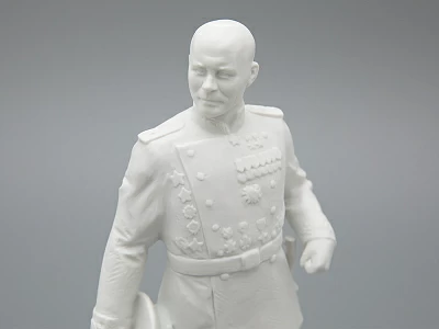 Скульптура Маршал Конев И.С., в подарочной упаковке, Белый бисквит, арт. 81.33454.00.1 Скульптура Маршал Конев И.С., в подарочной упаковке, Белый бисквит, арт. 81.33454.00.1