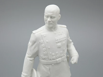 Скульптура Маршал Конев И.С., в подарочной упаковке, Белый бисквит, арт. 81.33454.00.1