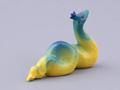 Скульптура форма Королева змей, рисунок Голубая Царица, арт. 82.48085.00.1