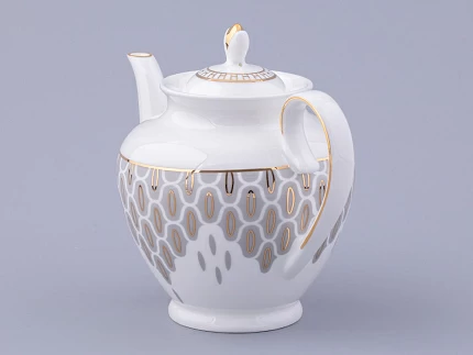 Чайник заварочный, рисунок Саламандра Грей, форма Весенняя 2, арт 80.44696.00.1 Чайник заварочный, рисунок Саламандра Грей, форма Весенняя 2, арт 80.44696.00.1