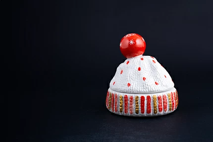 Шкатулка Детская шапочка, рисунок Красный помпон, арт 60.14117.00.1