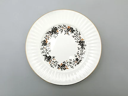 Тарелка 155 мм, форма Волна, рисунок Тонкие веточки, арт  80.09267.00.1