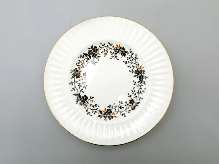 Тарелка 155 мм, форма Волна, рисунок Тонкие веточки, арт  80.09267.00.1, 