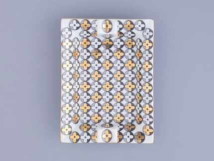 Пепельница форма Европейская, рисунок Elegant  арт 80.47112.00.1 Пепельница форма Европейская, рисунок Elegant  арт 80.47112.00.1